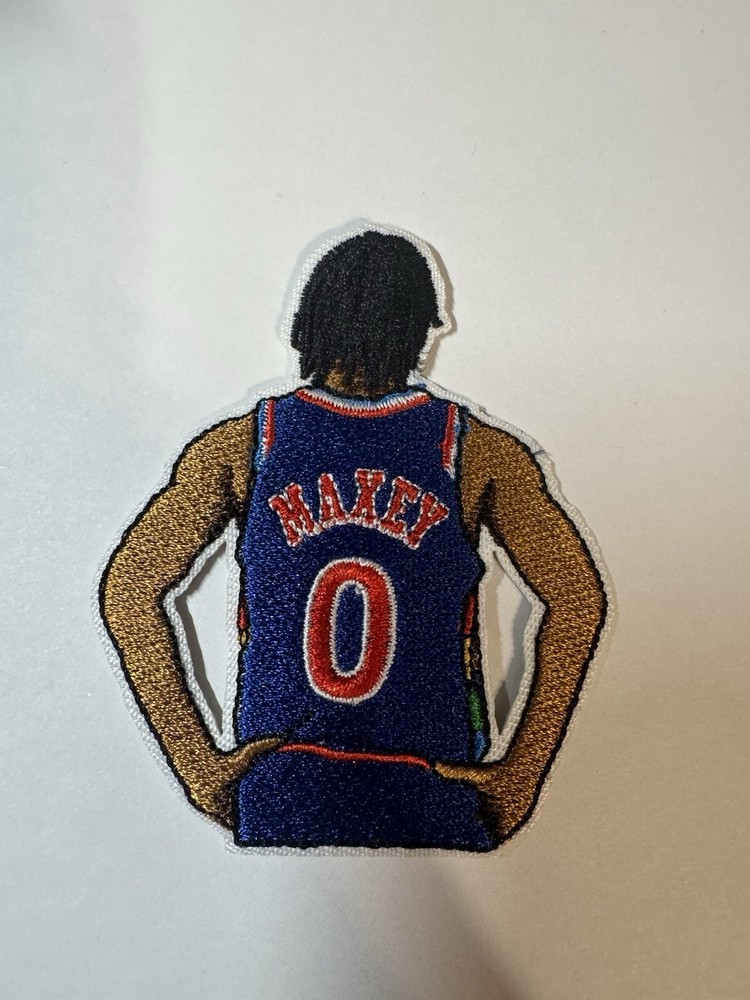 Sixers Maxey Iron On Heat Patch