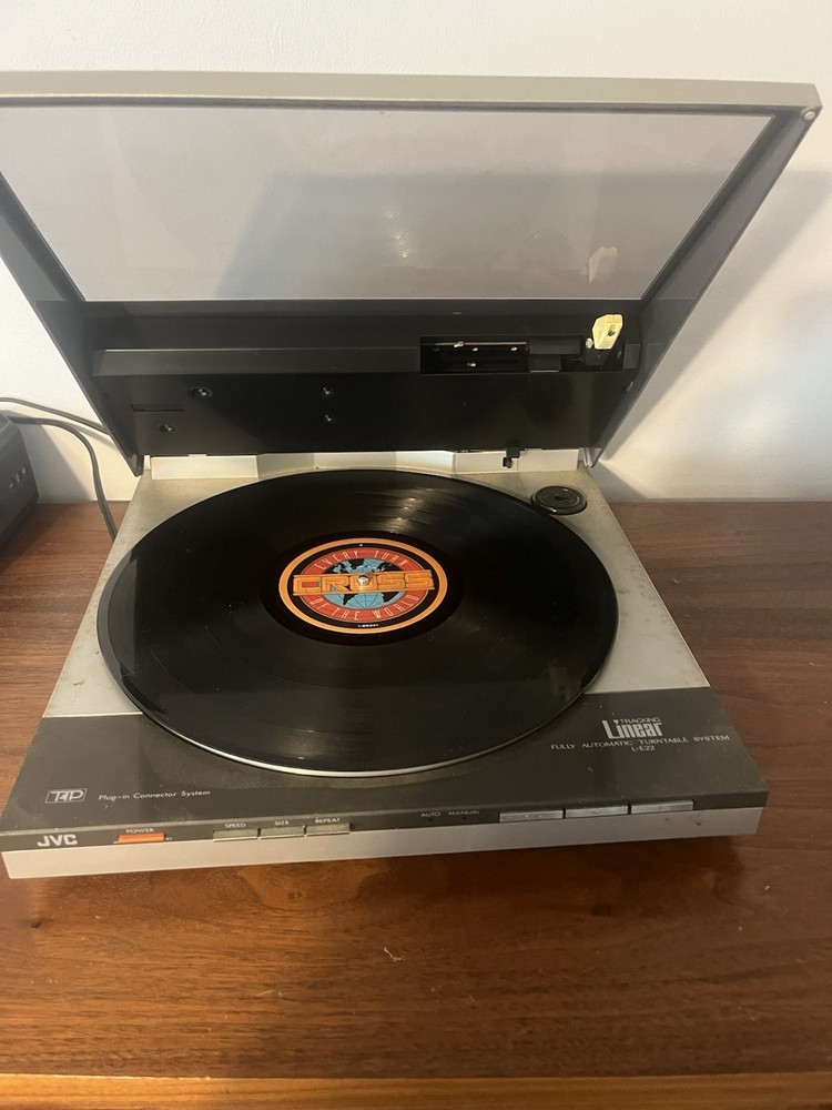JVC L-E22 Fully Automatic Turntable Linear Tracking Turntable Works