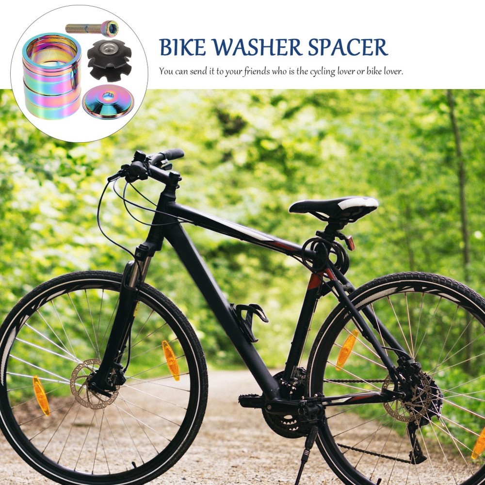 Replaceable Headset Gasket Bike Front Fork Conical Stem Spacers Bicycle Supply