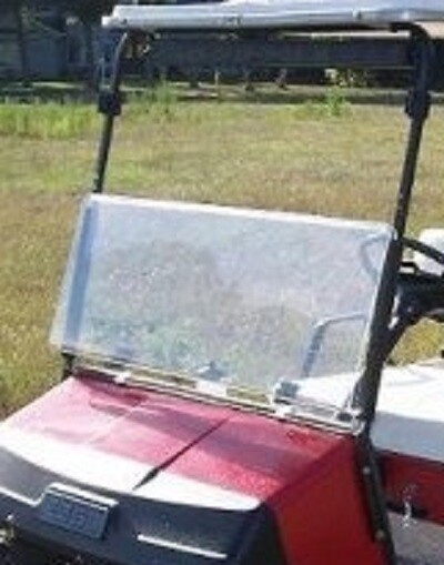 Clear Fold Down Golf Cart Windshield for EZGO Marathon |1986-1994.5