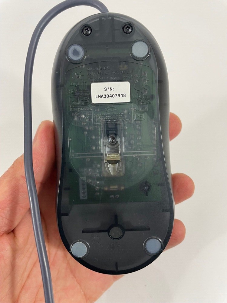 Vintage Logitech M-BJ67B Wired Mouse