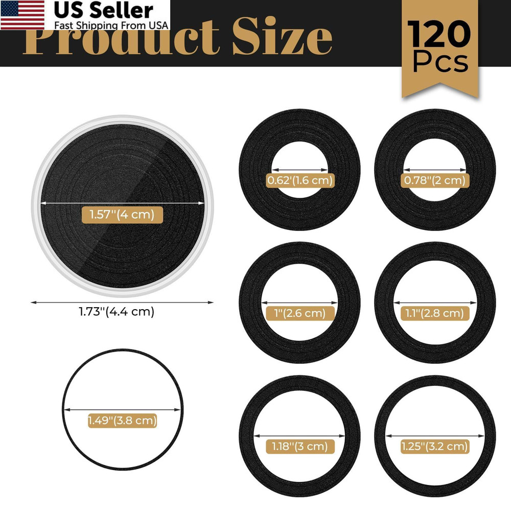 Fansunta 120 Pcs Silver Dollar Coin Holders, Clear Round Plastic Cases...