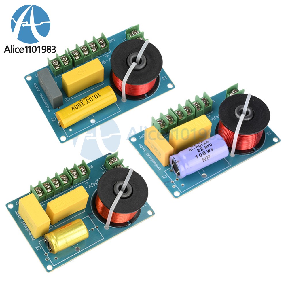 200W 3 Way HiFi Speaker Frequency Divider Audio Crossover DIY Speakers Filter