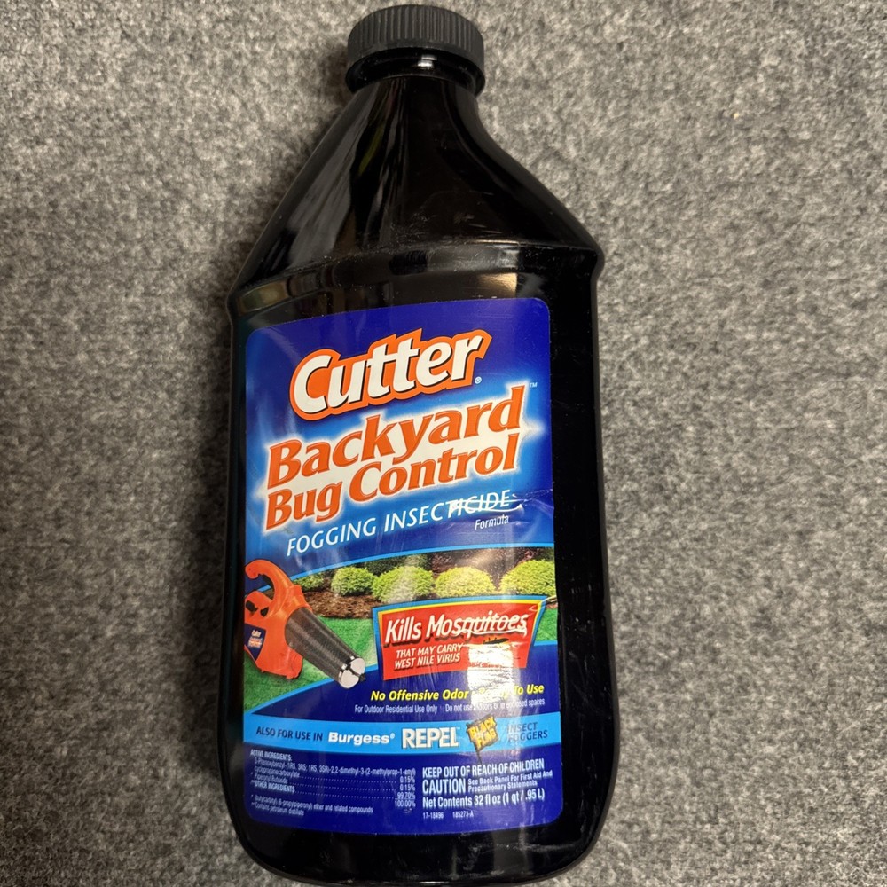 Cutter Backyard Bug Control Fogging Insecticide, No Offensive Odor - 32 oz.🔥