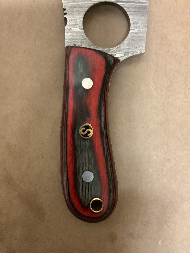 DAMASCUS RED HANDLE SKINNER (G29009403)