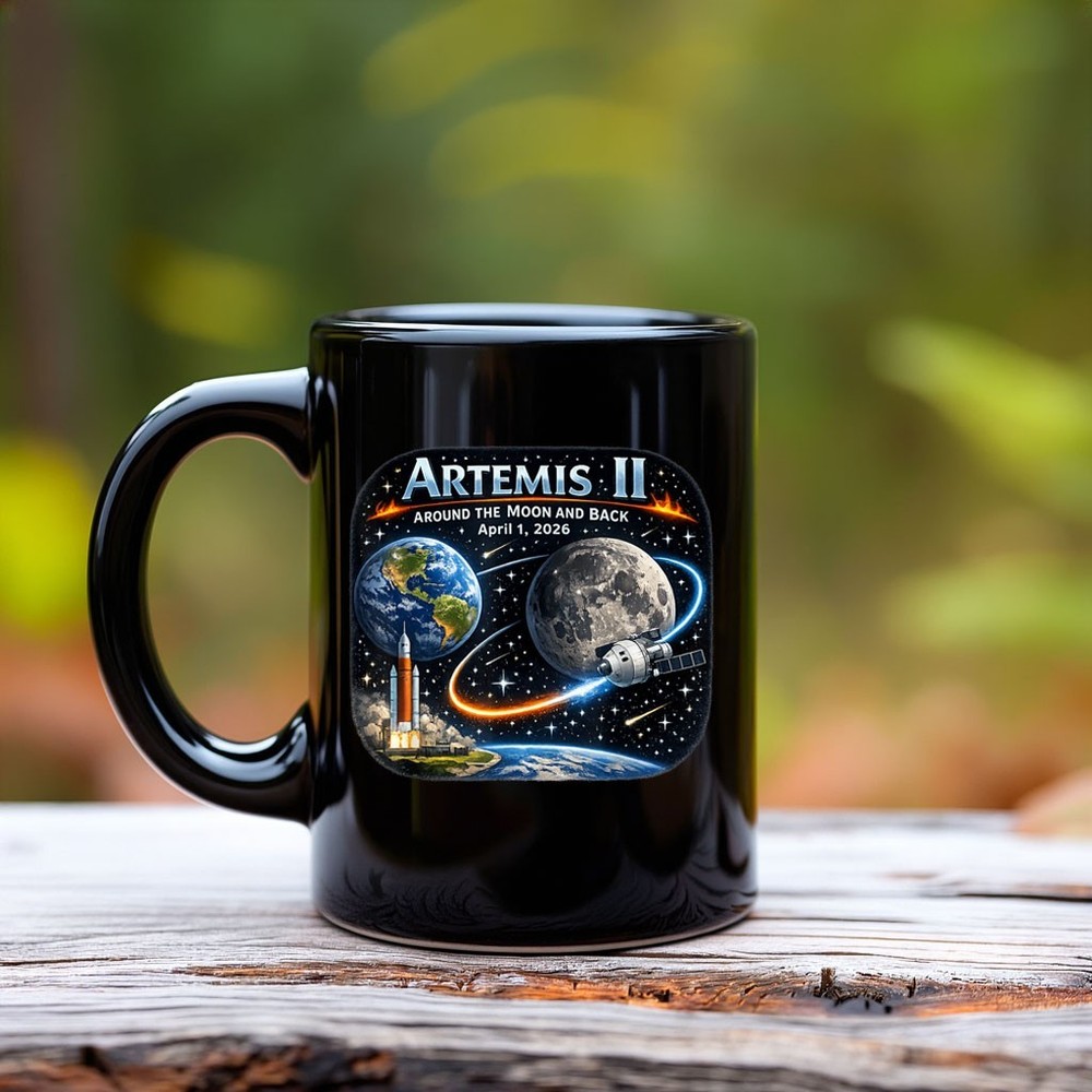 Artemis 2 Journey Around the Moon and Back Mug