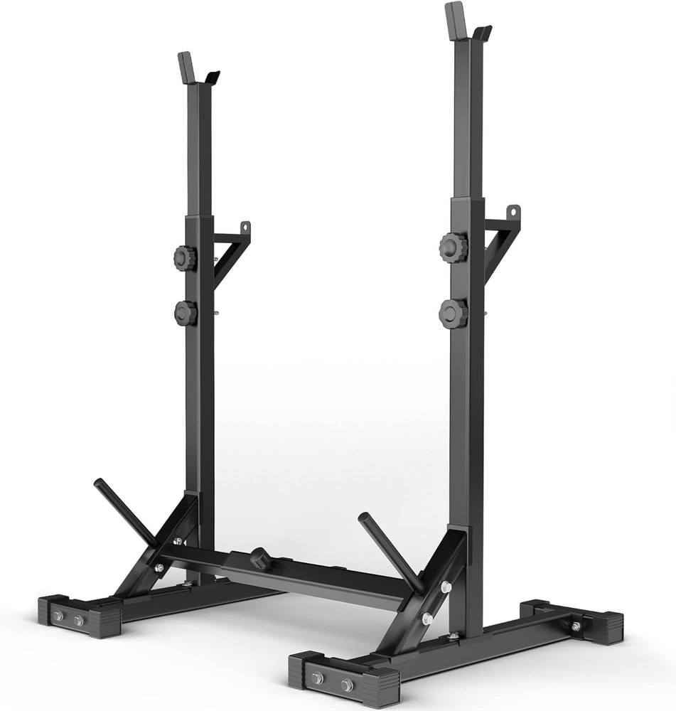 Squat Rack Stand Adjustable Bench Press Rack Barbell Rack Stand Multi-Function