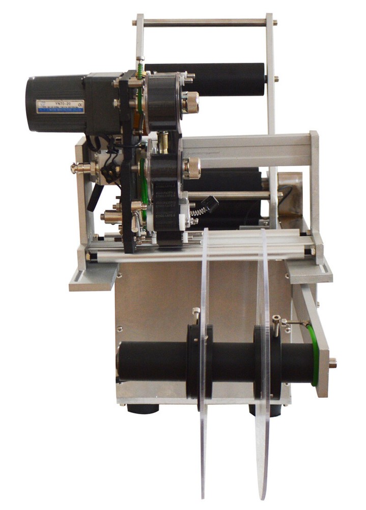 Semi-automatic Round Bottle Labeling Machine with Code Printer Stainless Materia