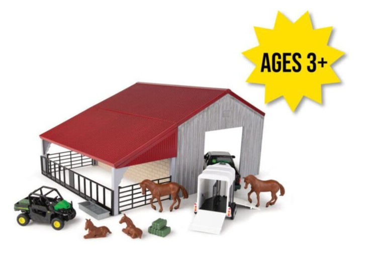 LP84318 - John Deere 1/32 Weathered Barn Play Set