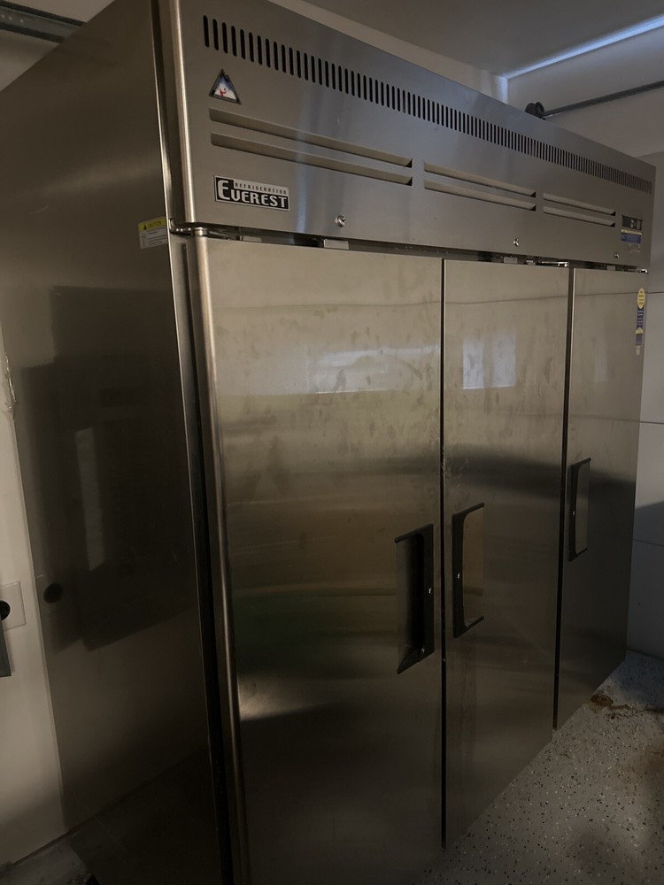 3 door commercial freezer used