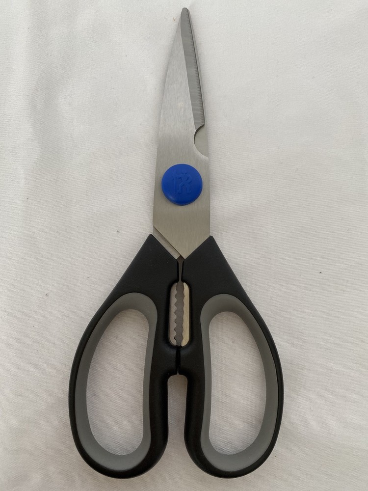 Kitchen Scissors & Knife Sharpener Set Stainless Steel Shears Non -Slip Handle
