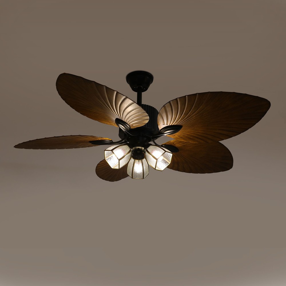 Ceiling Fan with Light, Remote Control Ceiling Fan Light, Reversible Fan Light