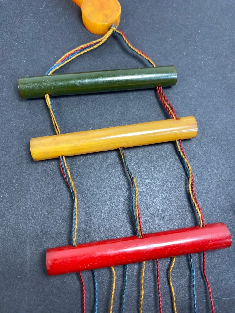 Bakelite String Puzzle Game Optical Illusion Rare Vintage