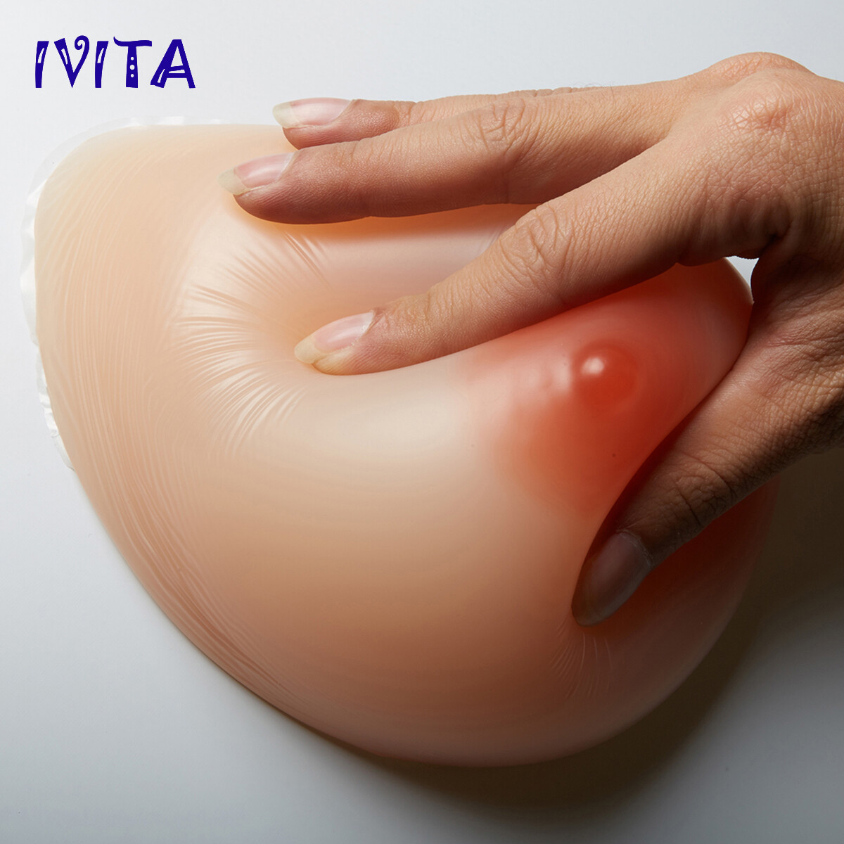 A-FF Cup Teardrop Silicone Breast Forms CD IVITA Artificial Boobs Bra Enhancers
