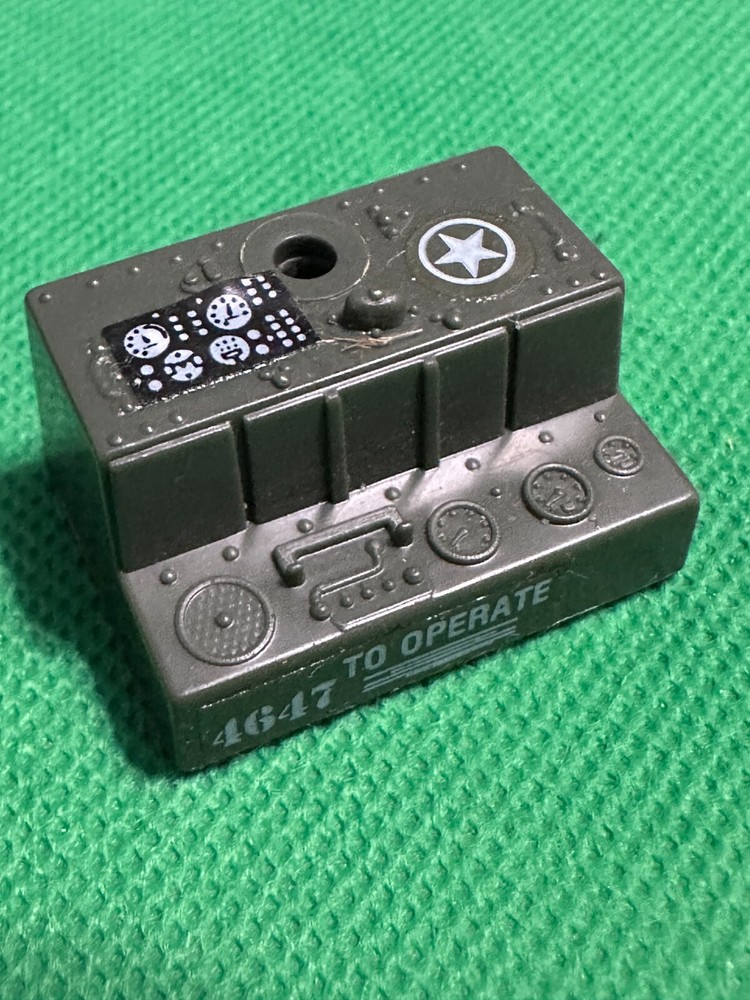 Vintage GI Joe ARAH 1984 Bivouac RADIO WITH DECALS Battle Station part