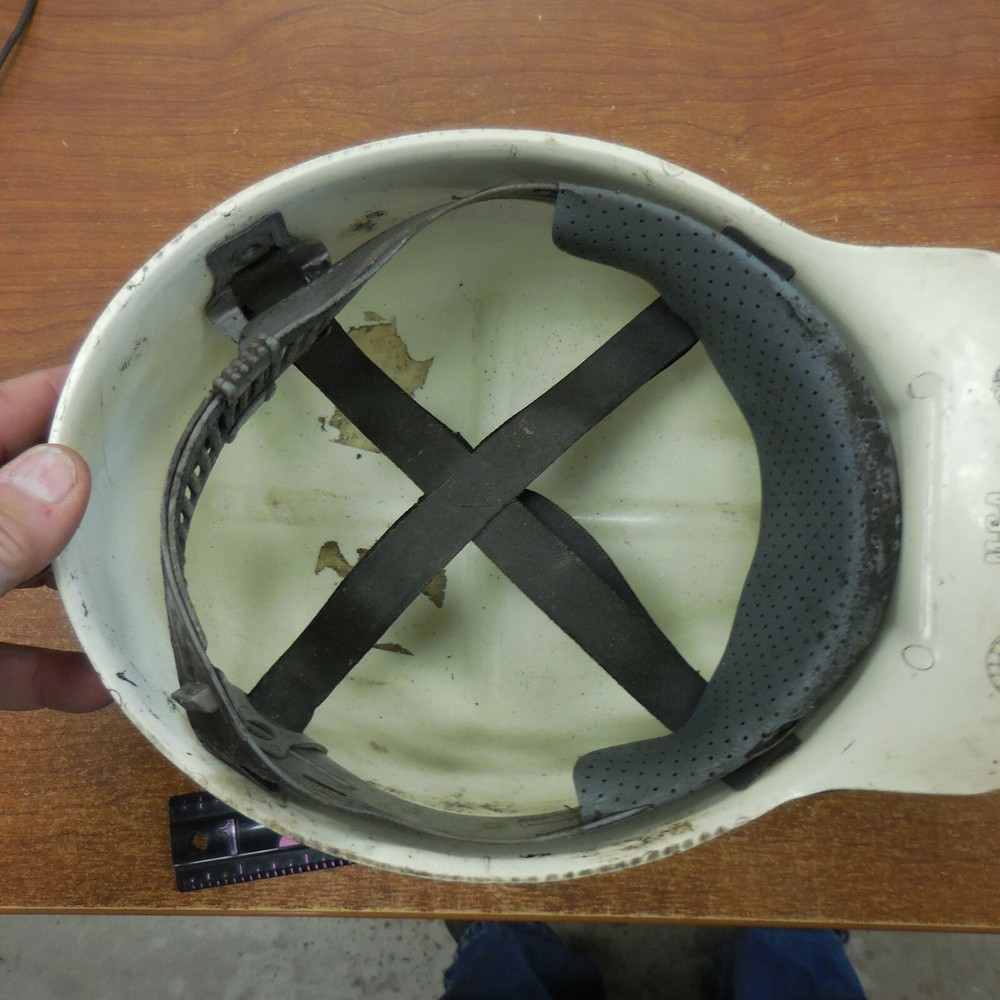 Vintage MSA Comfo Cap Mining Hard Hat --WALKER COUNTY ALABAMA COAL MINING #3