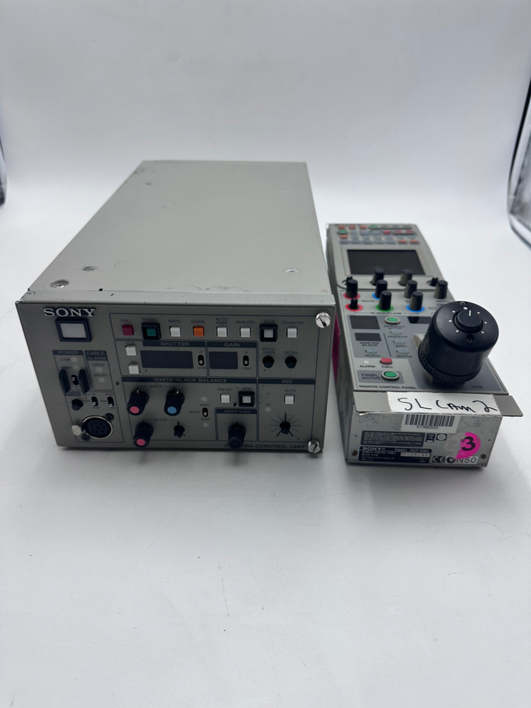 Sony CCU-TX50 Camera Control Unit W/ RCP-D50 Remote