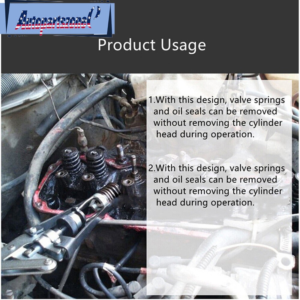 New X-Long Overhead Valve Spring Remover Compressor Stem Engine Seal Keeper Tool