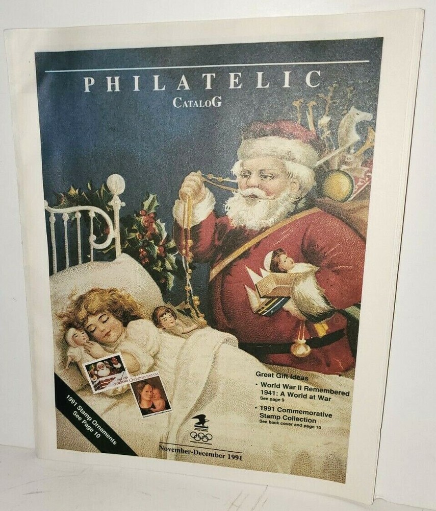 US POSTAL SERVICE PHILATELIC CATALOG NOVEMBER DECEMBER 1991 STAMP COLLECTING