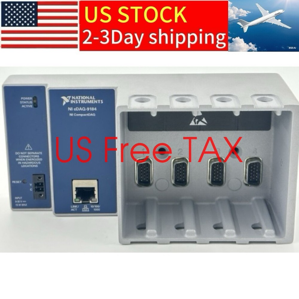 National Instruments NI cDAQ-9184 Ethernet CompactDAQ Chassis, 4-Slot
