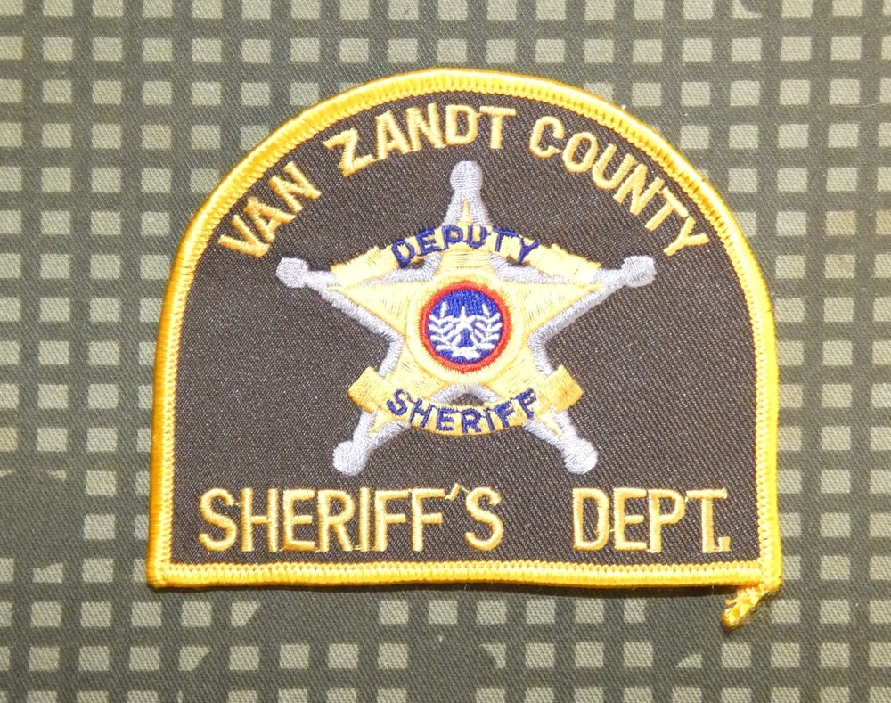 Vintage Van Zandt County Sheriff's Department Shoulder Patch (Texas)