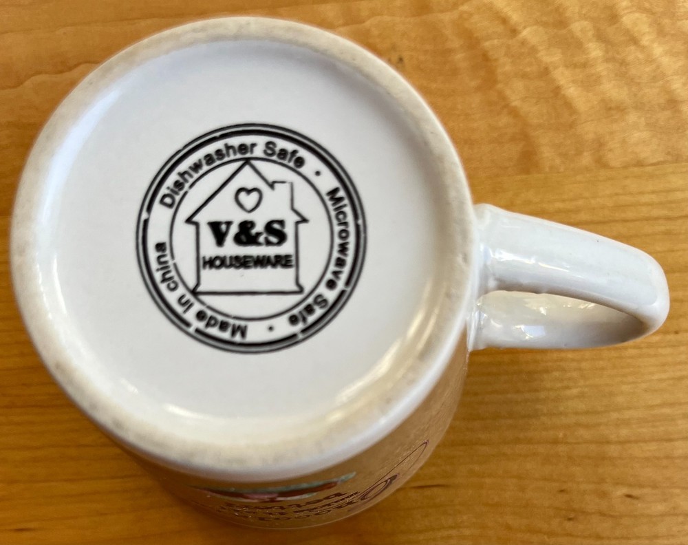 V & S Houseware - "Chocolate Makes It All Better" - Small Coffee Tea Cup Mug