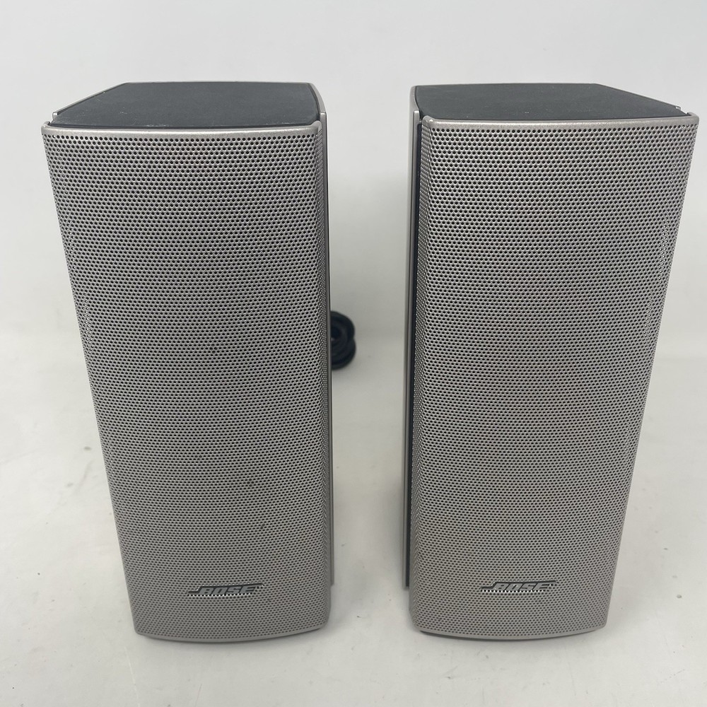 READ DESCRIPTION - Bose Companion 20 Multimedia Speaker System Silver TESTED