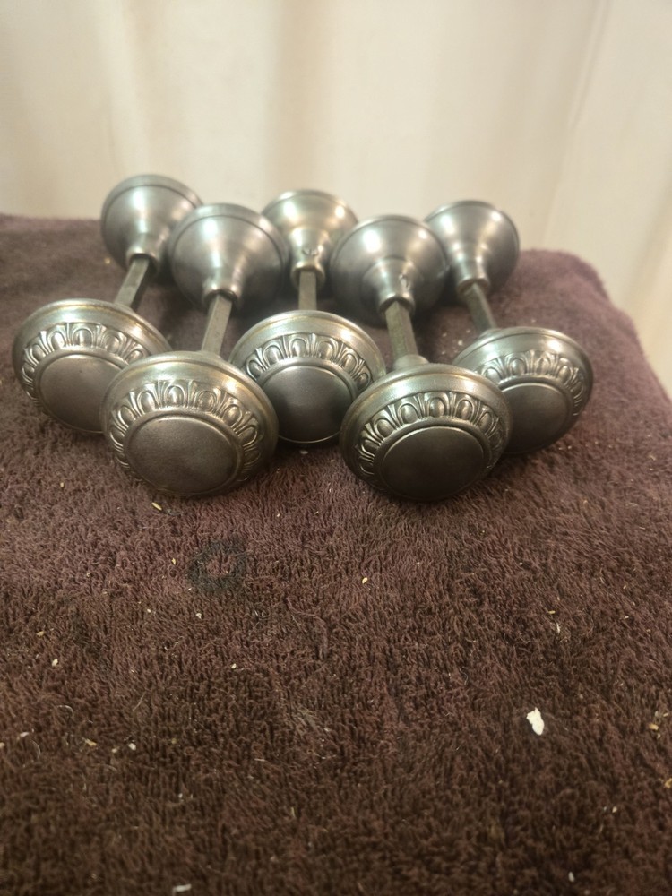 Vintage Metal Door Knobs Polished And Lacquered