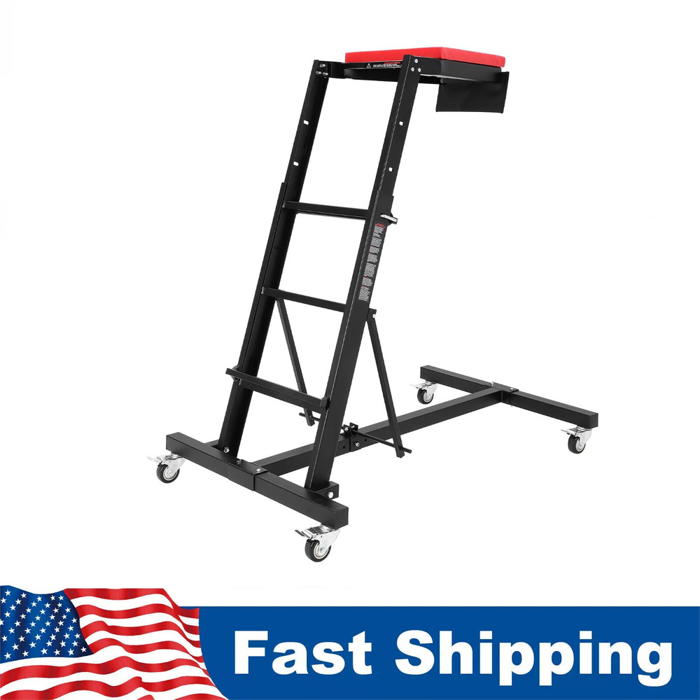 🔥45 - 66 in Adjustable Height Foldable Automotive Engine Topside Rolling Creepe