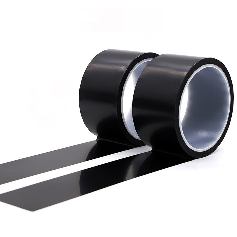 Black Kapton Polyimide Tape Heat Resistant Adhesive Insulation 3mm - 200mm Width