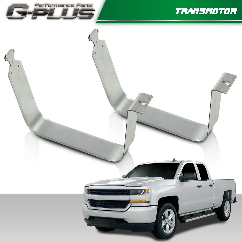 Pair Fuel Tank Straps Fit For Chevy Silverado GMC Sierra 1500 2500 3500 99-19