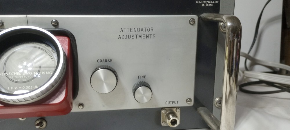 Working Weinschel Engineering PA-2 Precision 30 MHz RF Attenuator