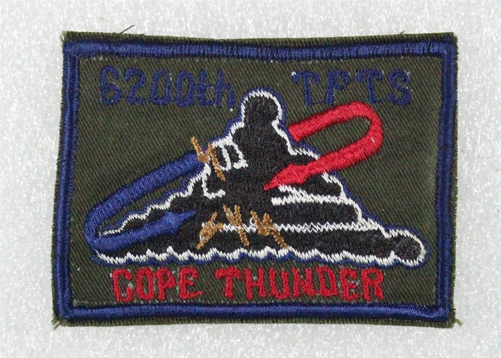 USAF Air Force Patch: 6200th Tactical Fighter Training Sqdn, Cape Thunder (sub)