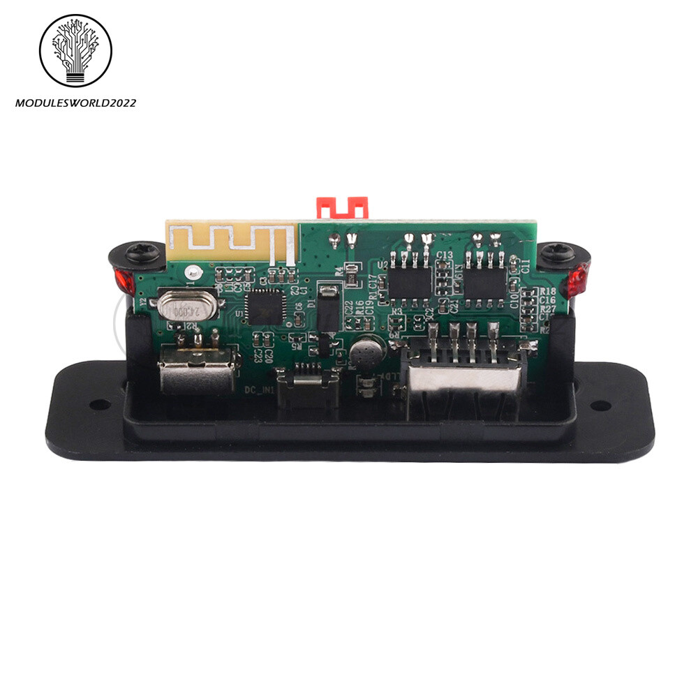 DC5V Bluetooth MP3 Player Decoder Board 2*3W Car Audio Amplifier Module FM Radio