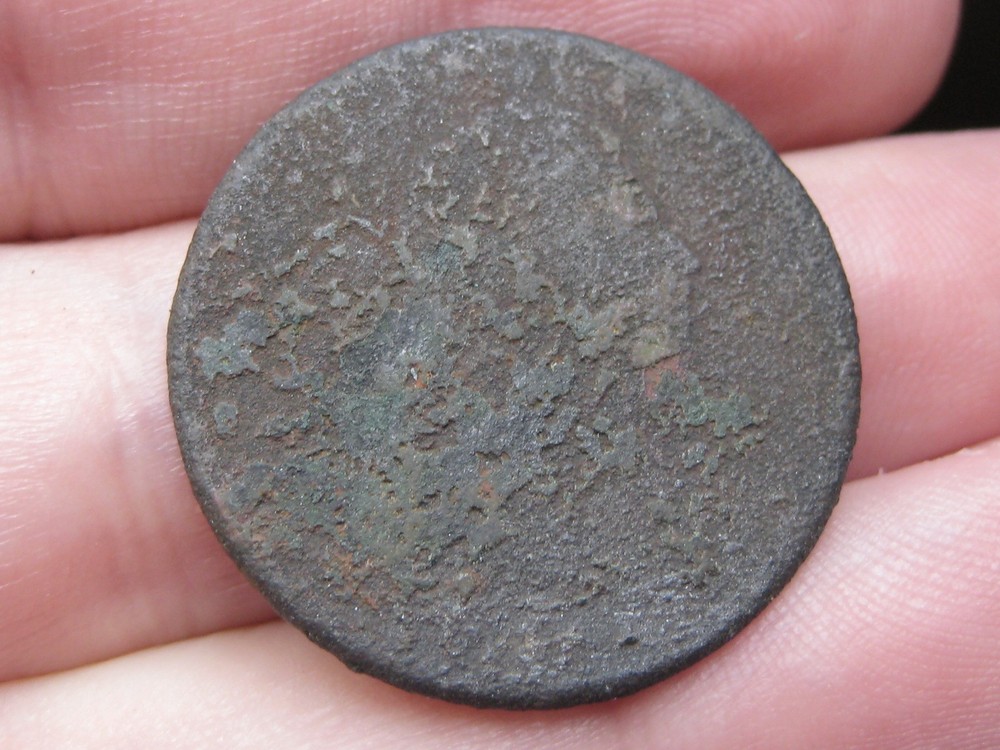 1796-1807 Draped Bust Large Cent Penny- Crusty, Shipwreck Effect?
