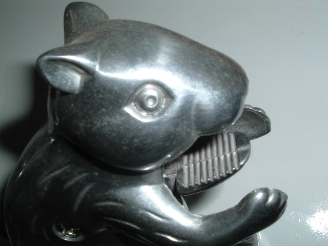 Vintage Cast Aluminum Metal Squirrel Nut Cracker Nutcracker