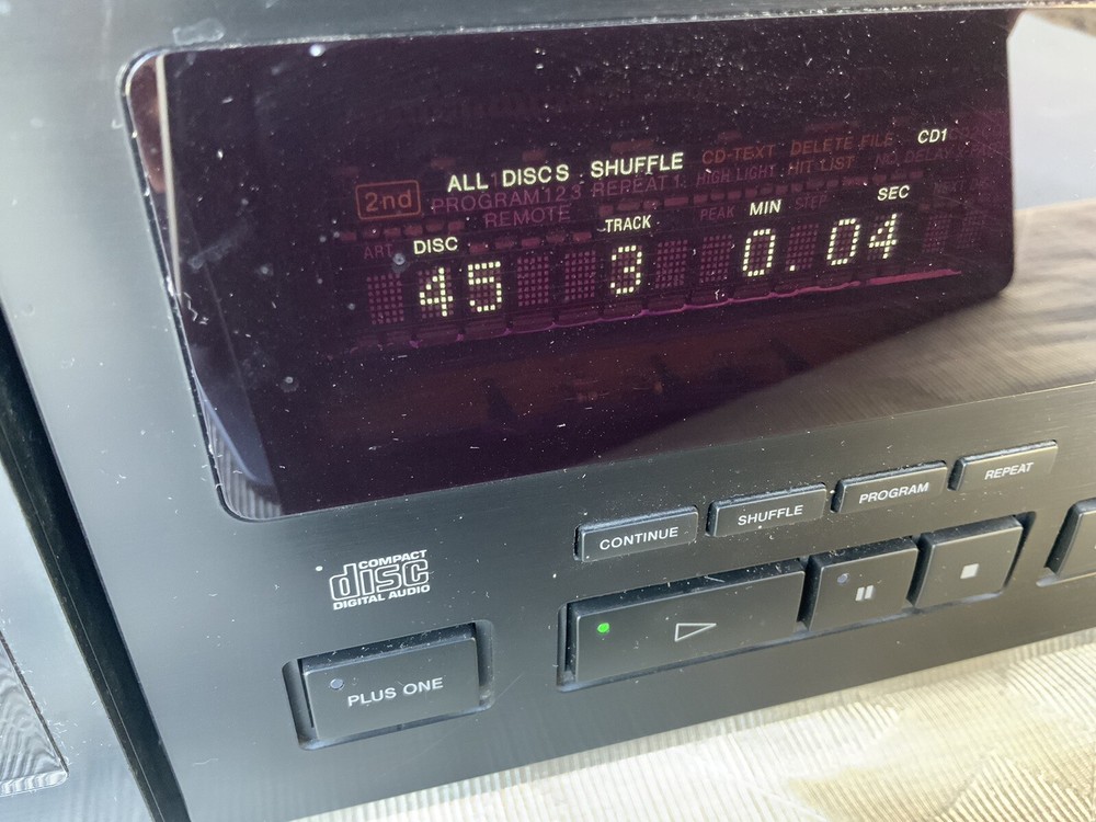 Sony CDP-CX55 Mega Storage 50+1CD Player/Changer Tested/Working NO Remote