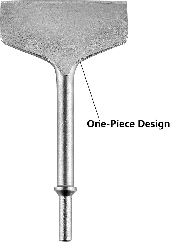 Extra-Wide 4-Inch Chisel Bit for Air Hammer - Ideal for Tile Removal Projects