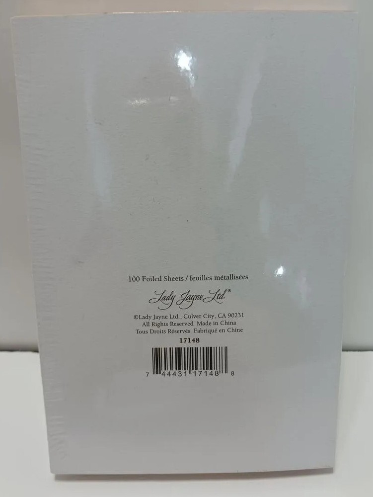 Lady Jayne Ltd 17148 100 Foiled Sheets, Notes, with matching pen