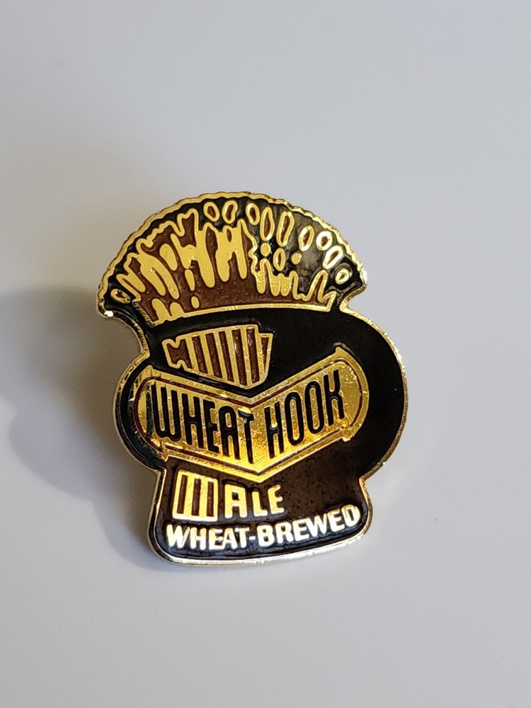 Wheat Hook Ale Lapel Pin Wheat Brewed