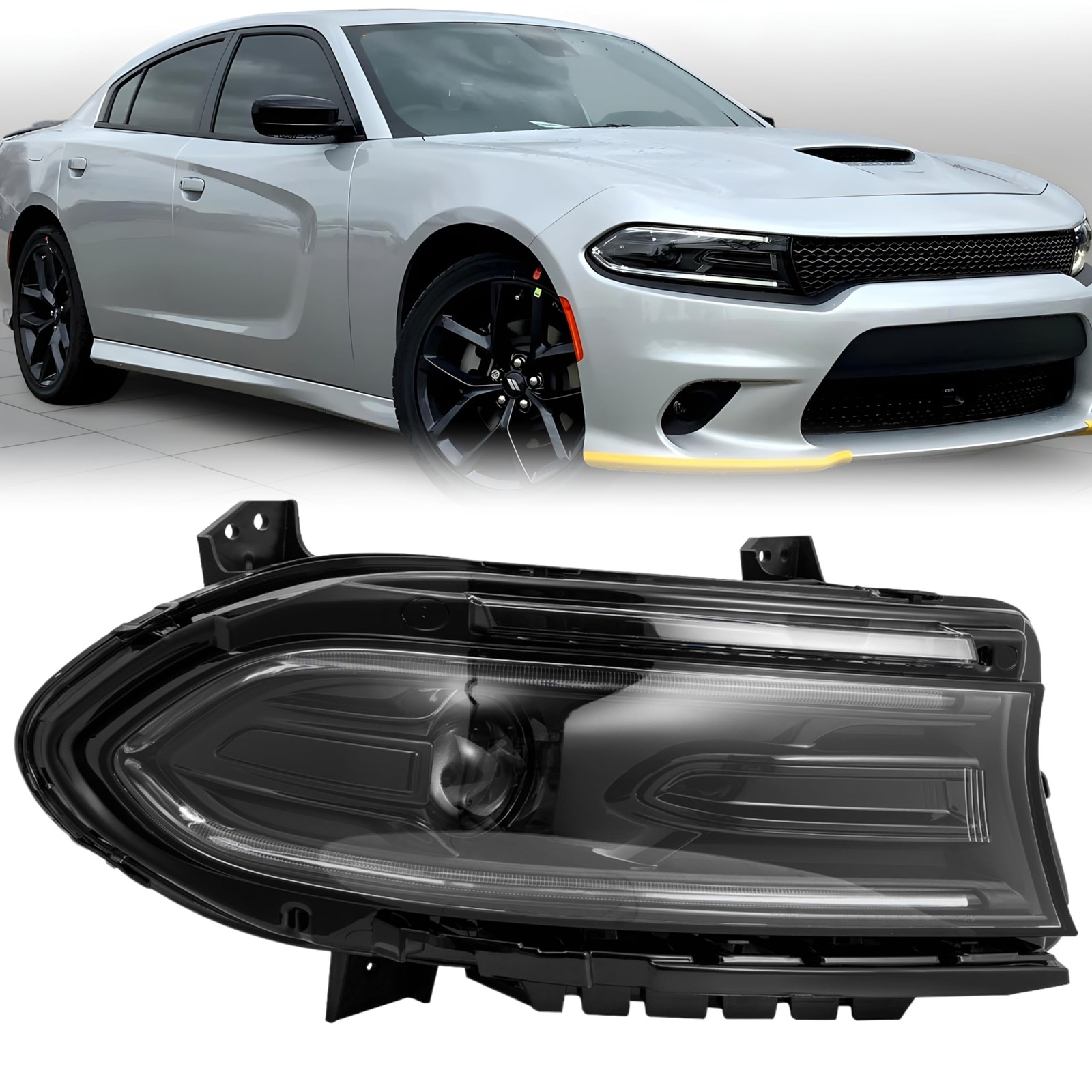 For 2022 2023 Dodge Charger Headlight Assembly Right Side