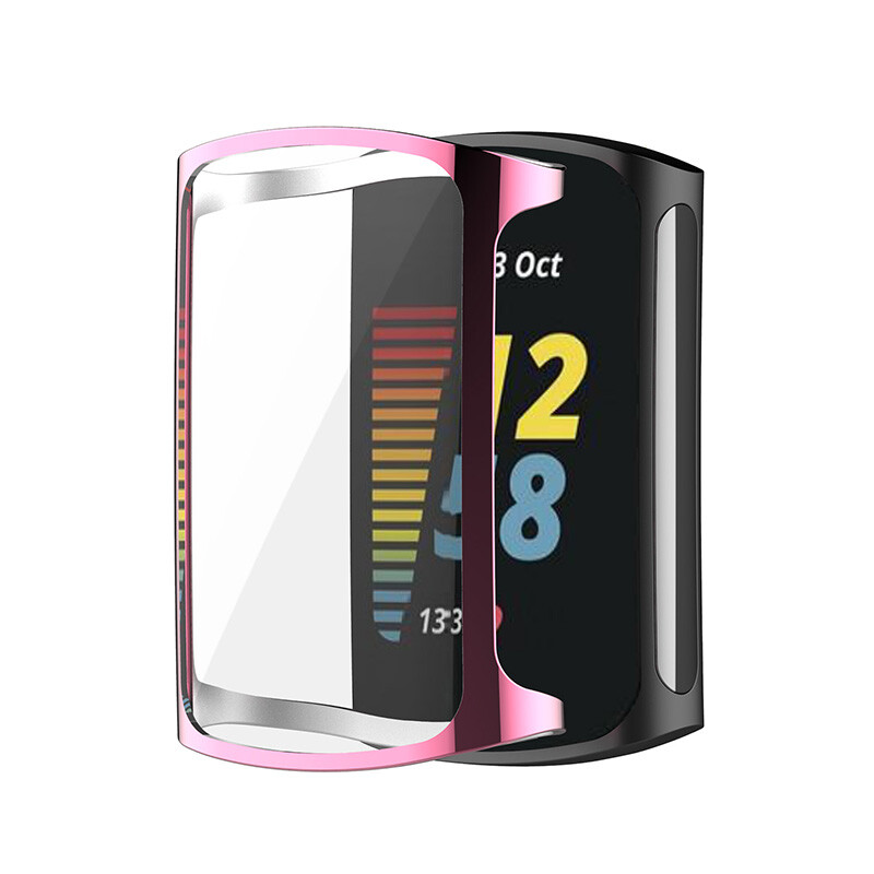For Fitbit Charge 6 TPU Full Protect Screen Protector Case Shockproof Cover