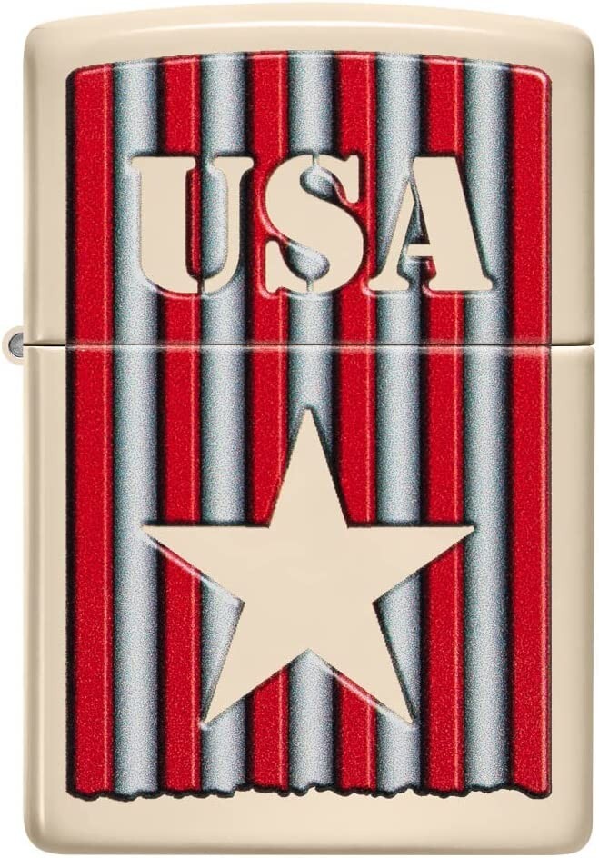 Zippo USA Design Flat Sand 48204