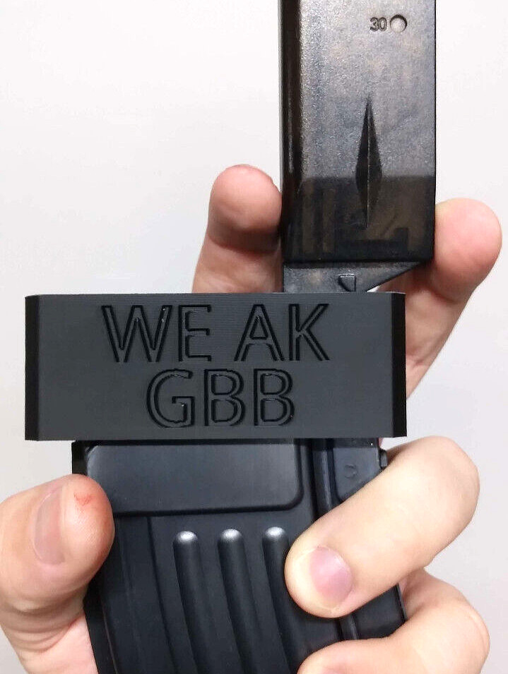 Airsoft WE AK GBBR Speedloader Adapter (Black)