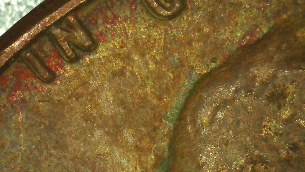 1968 S Penny Double Die Obverse DDO