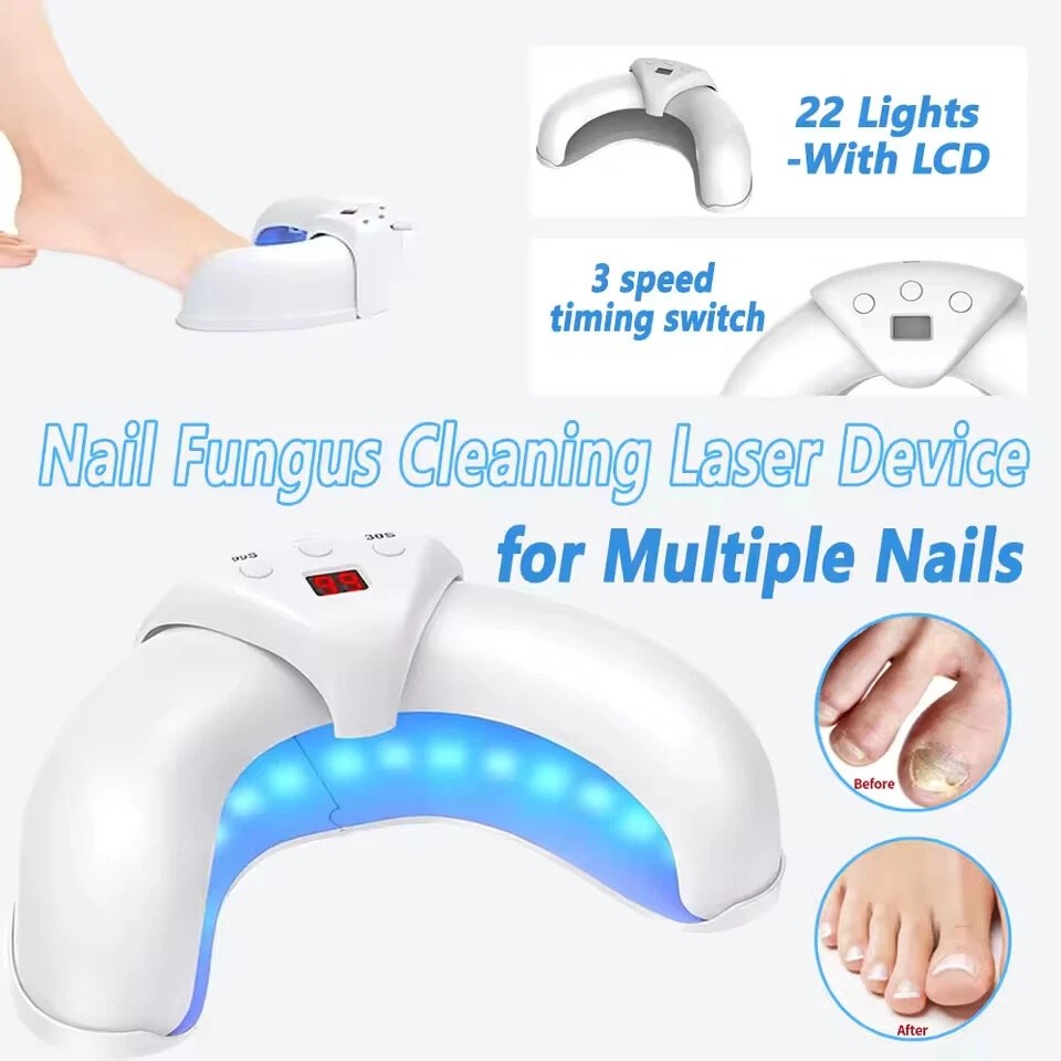 Nail Fungus Laser Nail Fungus Cleaning LED Light Device for Multiple Toenail US