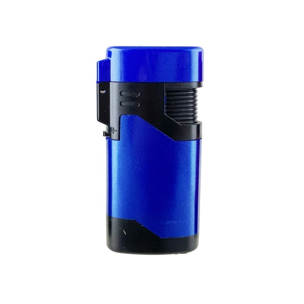 3 PACK Jet Torch Lighter Metallic Finish Adjustable Windproof Refillable