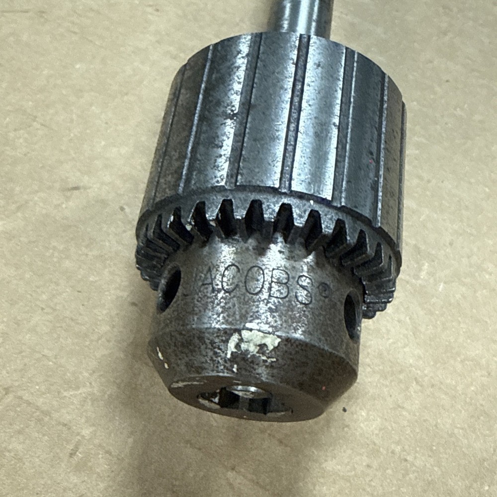 JACOBS 2A DRILL CHUCK 0-3/8" CAPACITY 1/2” STRAIGHT SHANK