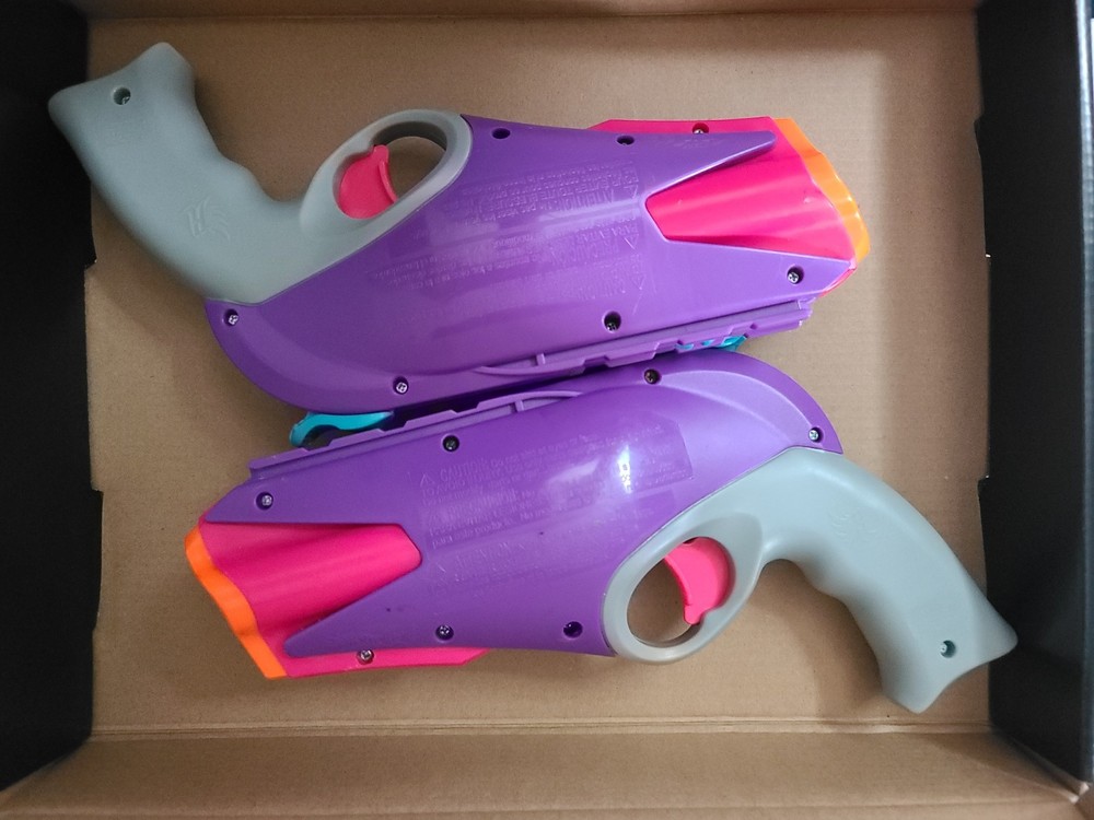 Two (2) Nerf Rebelle 4Victory blasters