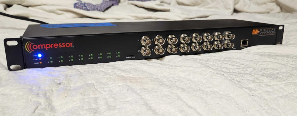Compressor DW-CP16 16-Ch 960h D1 H.264 Encoder Rackmountable DW Digital Watchdog